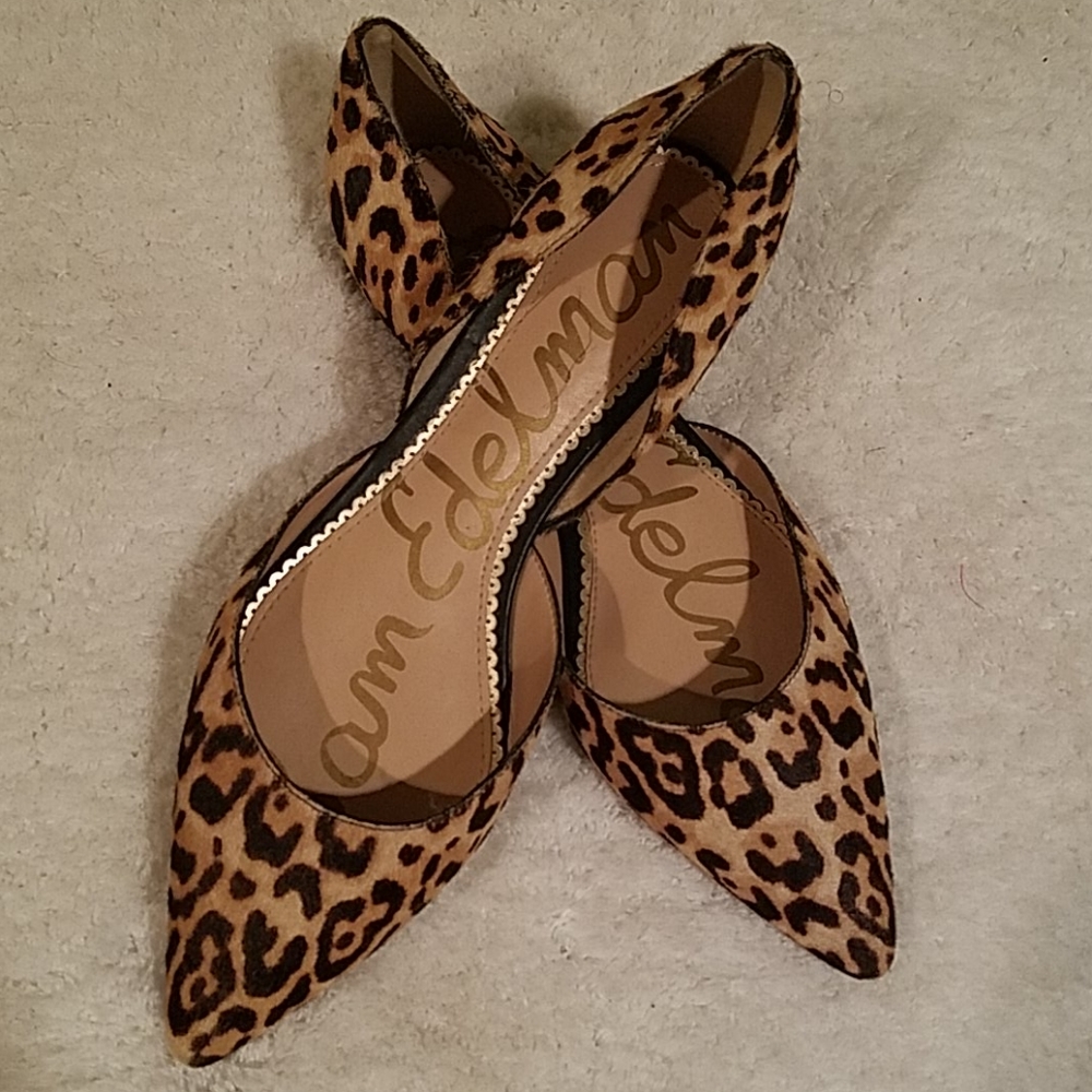 Sam Edelman Leopard Print Rodney Flats